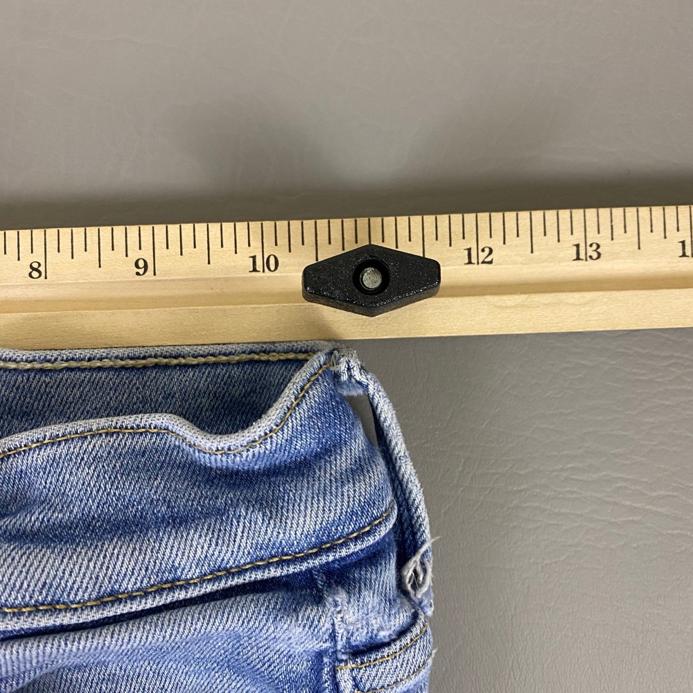 MOTHER High Waisted Rider Skimp Jeans Women's Size 25 Blue Distressed *Flaw Spot - Picture 8 of 16